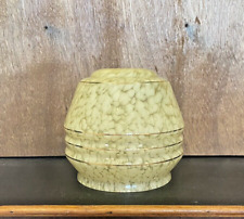 Rare Ancien Globe en Verre de Clichy – Liserés Dorés, Élégance et Authenticité