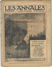 Les annales n°1648 du 24/01/1915 Reims Argonne Hansi Poilus