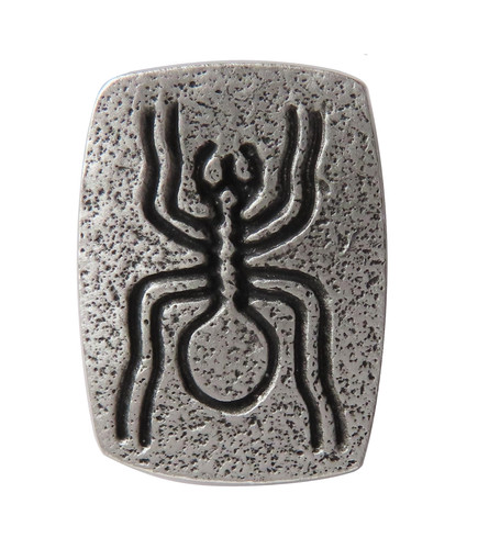 Nazca spider geoglyph pewter - nazca,