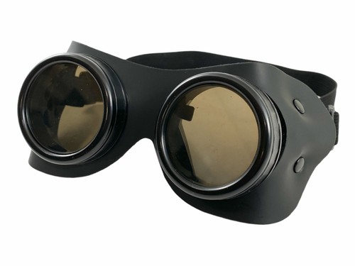 Leather goggles steampunk - goggles,