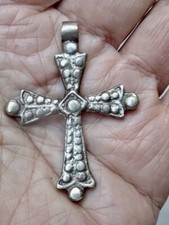 Coptic Cross Silver Ethiopia 