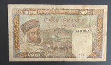 Algérie billet de 100 francs