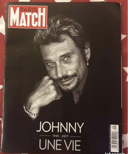Magazine paris match johnny - match,