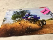 Yamaha Quad ATV 2006 Raptor YFZ Banshee Blaster brochure catalogue prospectus