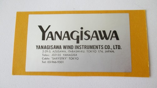 Sticker vintage yanagisawa - vintage,
