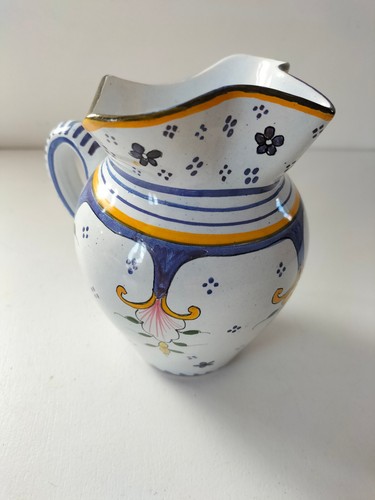 Pichet faïence vieux - pichet,