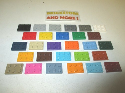 Lego plate plaque 2x3 - plaque, 3x2