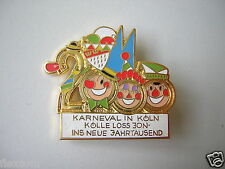 Pin, Badges, Broche Collection Carnaval à Cologne 2000 Kölle Los Jon Grand 9,6 G