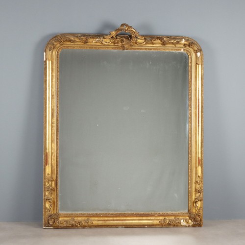 Miroir ancien bois - bois, doré