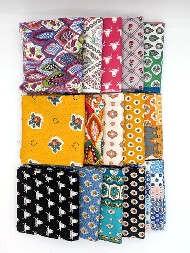 Souleiado cotton fabric bundle - cotton,