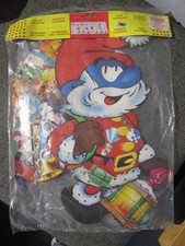 Les SCHTROUMPFS PEYO Rare Calendrier de l'Avant 2  Animé 80s MAP Denmark