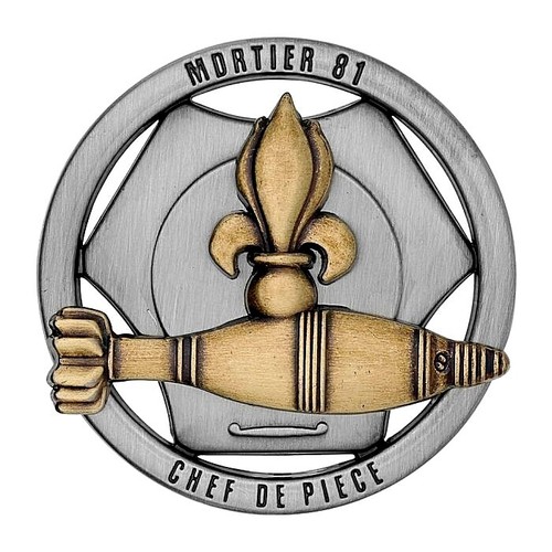 Brevet mortier chef piece - 81,
