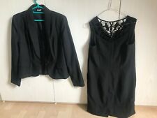 TRES BEL ENSEMBLE VESTE ET ROBE NOIRES   MARQUE TOGETHER   T40