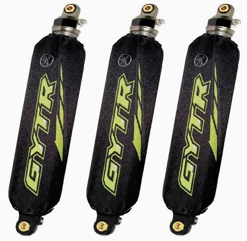 Black yellow atv shock - yellow,