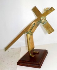 Statue africaine de Jésus en