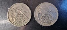 5 pesetas Espagne 1957 étoile