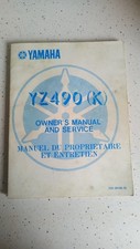 Yamaha 490 yz (K) owner s