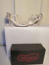 escarpins FREE LANCE saga 7 salome cuir rose/argent 38