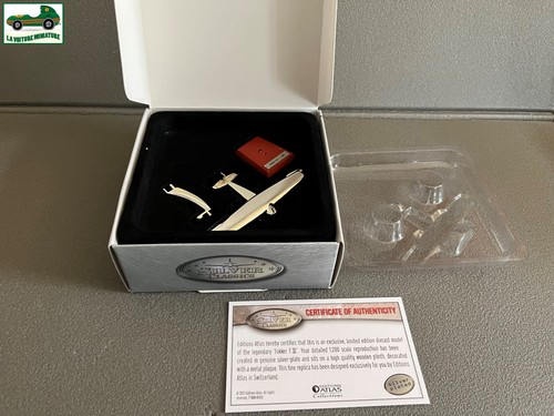 Avion miniature chrome fokker - avion,
