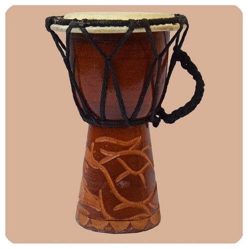Djembe sculpté cm - djembe,