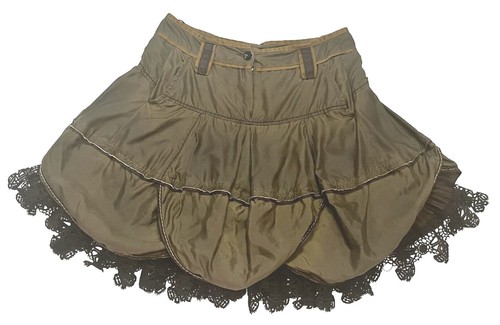 Superbe jupe kaki marron - superbe,