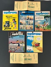 lot 5 JOURNAL SPIROU avec supplément FAMOUS ARTISTS SCHOOL attachés + 2 .  L8