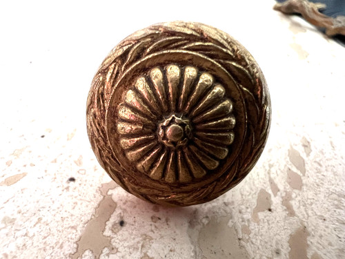 Bouton poignée rond en - 1,