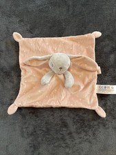 Doudou Plat Lapin Rose étoile