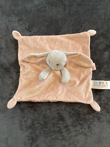 Doudou plat lapin rose - plat,