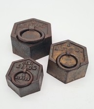 Anciens poids Hexagonaux en