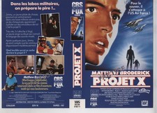 jaquette video(seul sans vhs-PROJET X-C B S-MATTHEW BRODERICK