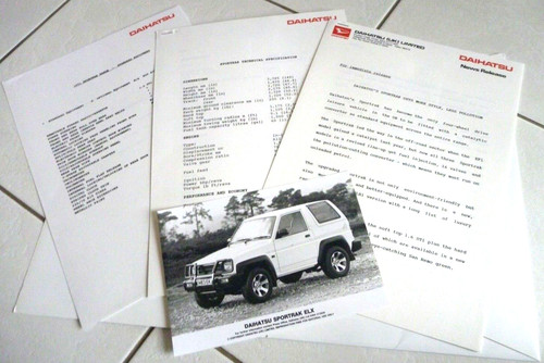 1991 daihatsu sportrak - 1991,