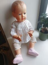 Ancien baigneur Petitcollin France Tête D'aigle 65 Cm 1950