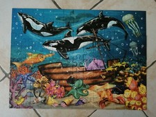 Puzzle 100 pièces RAVENSBURGER - la vie sous marine - complet - tres bon état