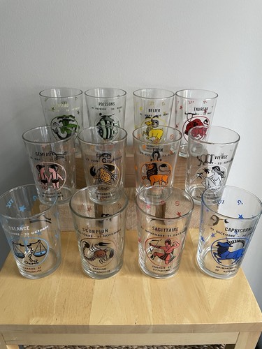 Verres anciens signes - 12,