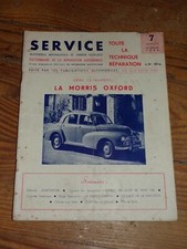 La Morris Oxford - 1949 Revue Technique Service automobile numero 73