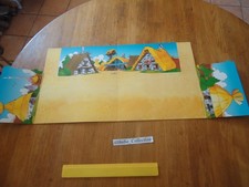 Décor Carton Astérix Série Figurine Résine Atlas Plastoy PLV Village gaulois