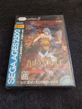 PS2 Sega Ages 2500 Dragon Force Neuf Playstation 2 NTSC-J New Old Stock