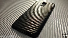 COQUE IMITATION CARBONE NOIR