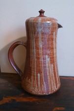 Grande verseuse avec couvercle grès signé Daniel Augé Puisaye