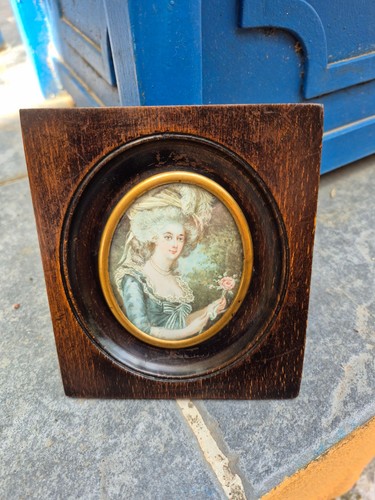 Cadre portrait peinture main - peinture,