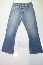 Levis 516 Flare Bootcut (Code Y1839) tg47 W33 L36 Jeans Raccourci Used Vintage