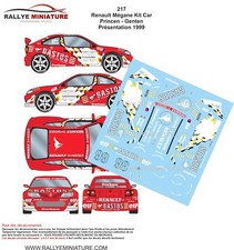 DECALS 1/18 REF 0217 RENAULT