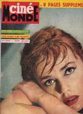 Cinémonde N° 1442/1962 - Jeanne Moreau Johnny Hallyday Ann Margret Jerry Lewis
