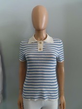 Christian Dior Ecru/Light Blue