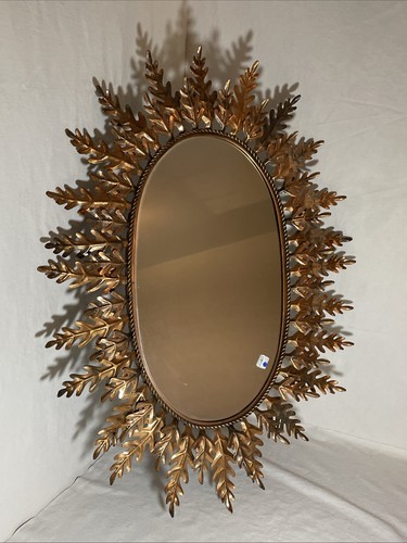 Miroir soleil oval feuilles - en,