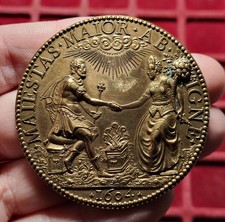 #109-89 ~ Henri IV et Marie de Médicis 1604  - Bronze 68g / médaille 勋章