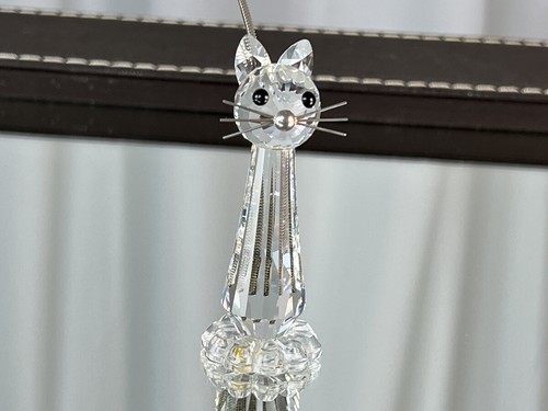 Figurine swarovski chat 5 - figurine, 7,5