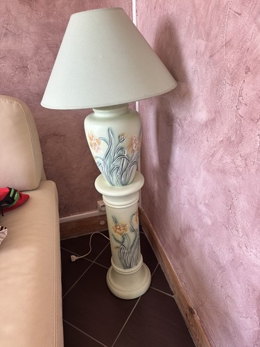 Grande lampe sur pied vintage