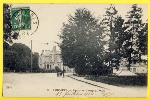 Cpa rare france louviers - cpa,
